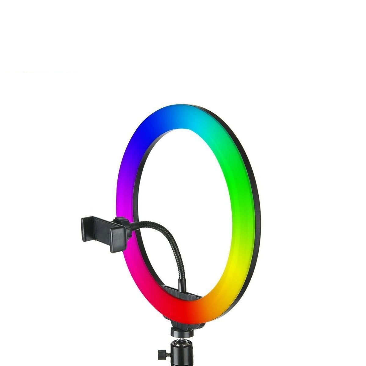 Кольцевая лампа 26 см RGB со штативом